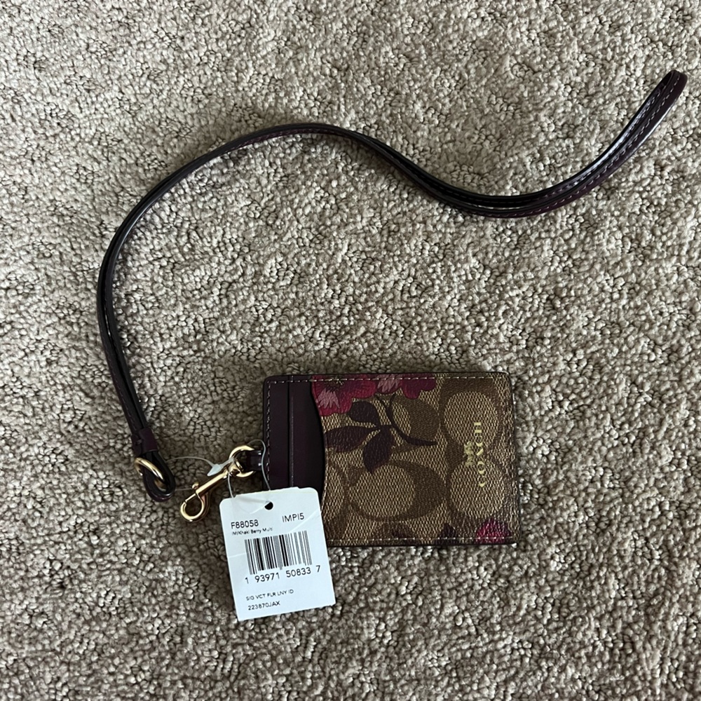Coach lanyard